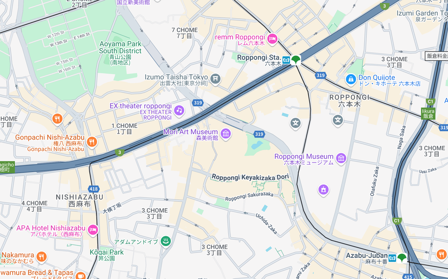 Roppongi Map